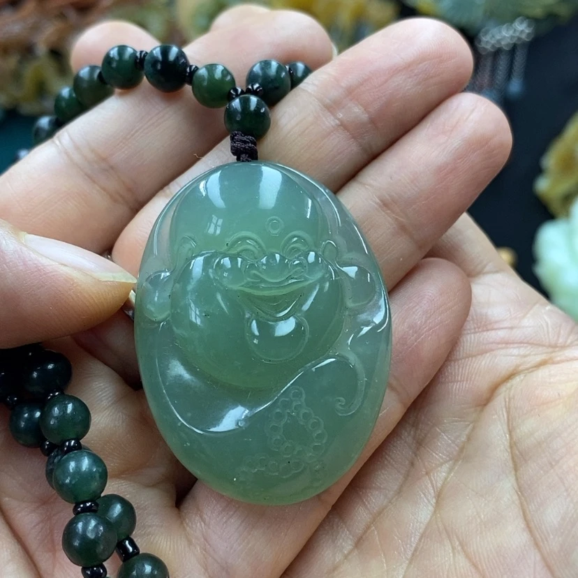 【闪购商品】蛇纹石玉未镶嵌吊坠