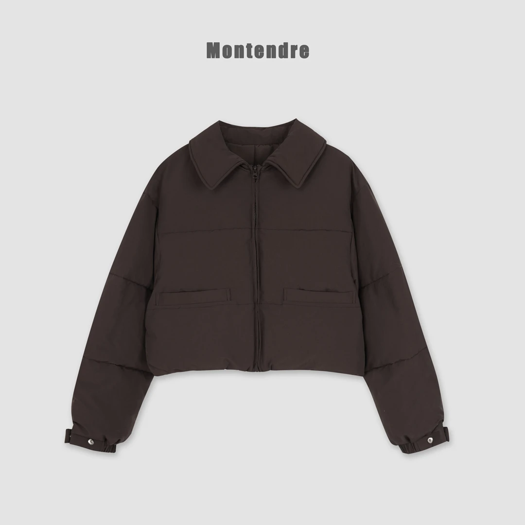 【MonTendre】 冬季新款 E 客供面料保暖面包厚实百搭棉服女