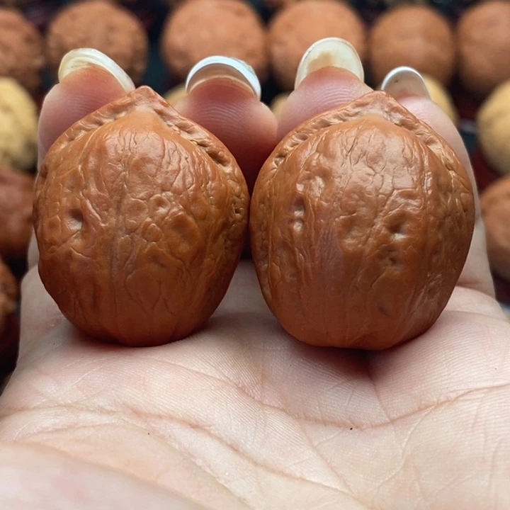 核桃精品文玩核桃手捻小官帽