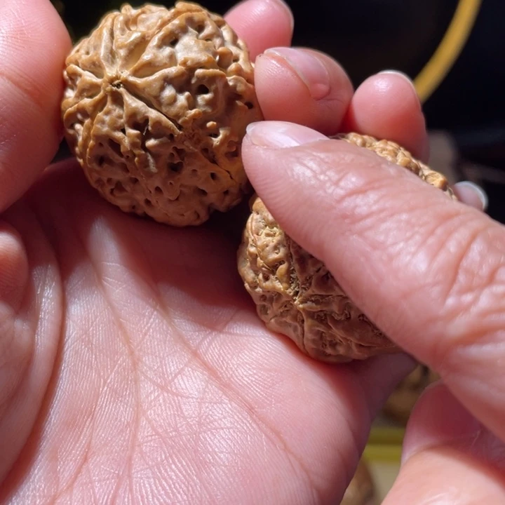 桃核把件八瓣金刚菩提