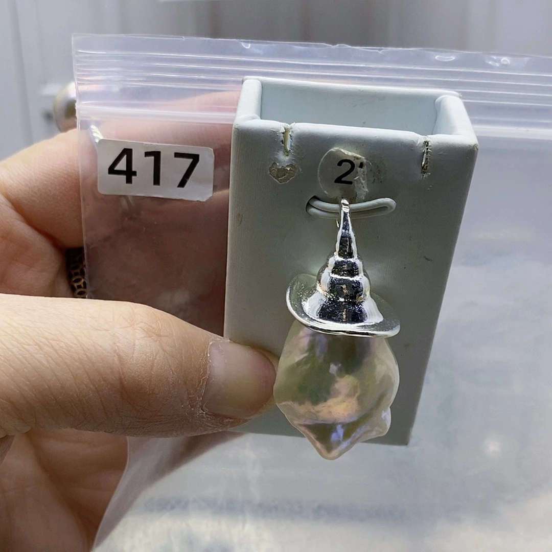 颈饰合金淡水珍珠
