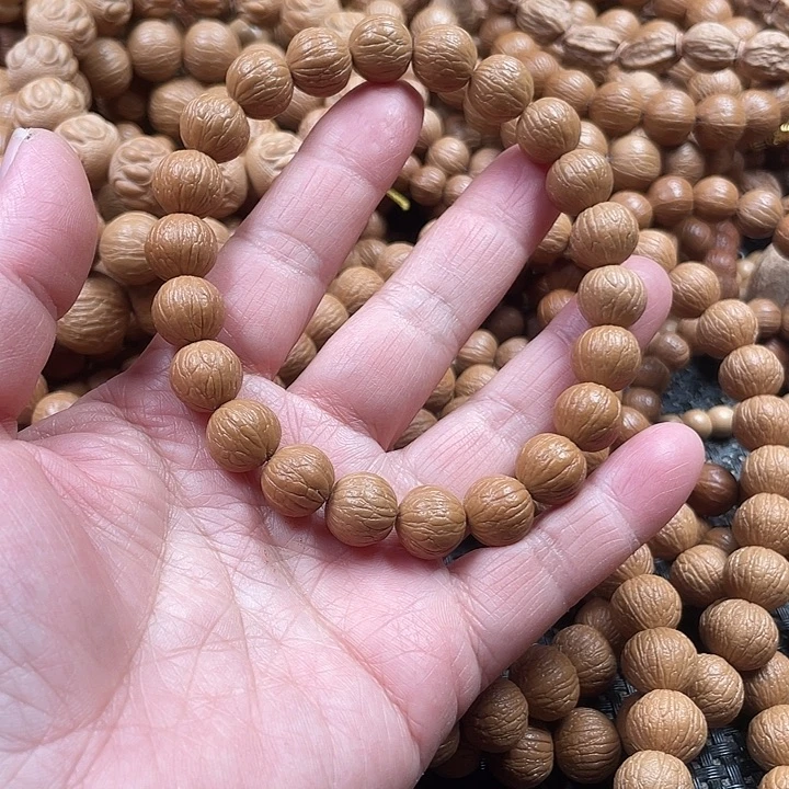 猴头核桃手串11.7 11.8同尺磨盘风羽