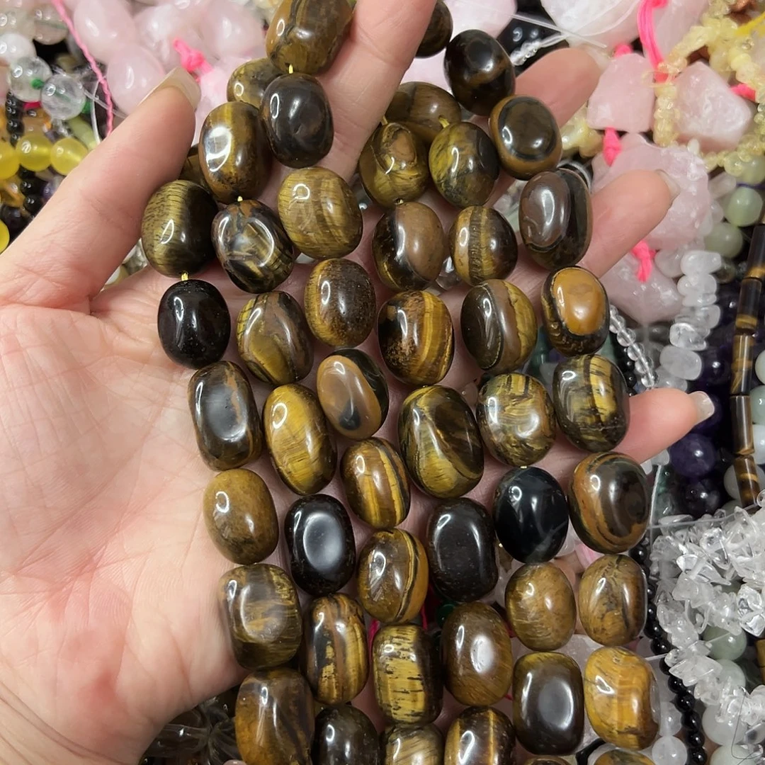 玛瑙/玉髓未镶嵌珠宝半成品卡12x17黄虎一条