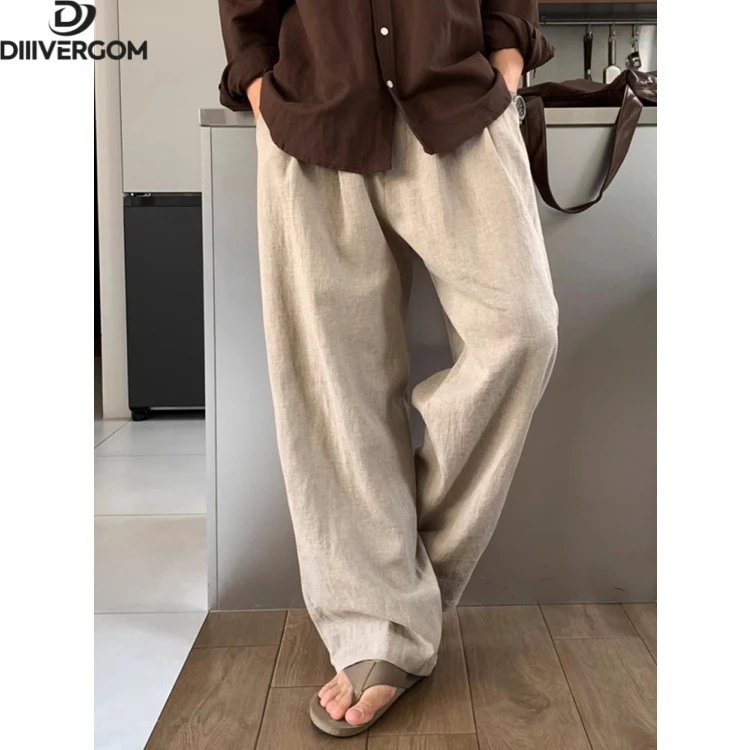 2025爆款老钱风垂感休闲裤秋季宽松慵懒痞帅男士百搭休闲直筒裤