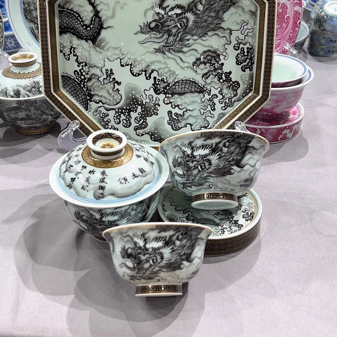 瓷片景德镇瓷器精品展示