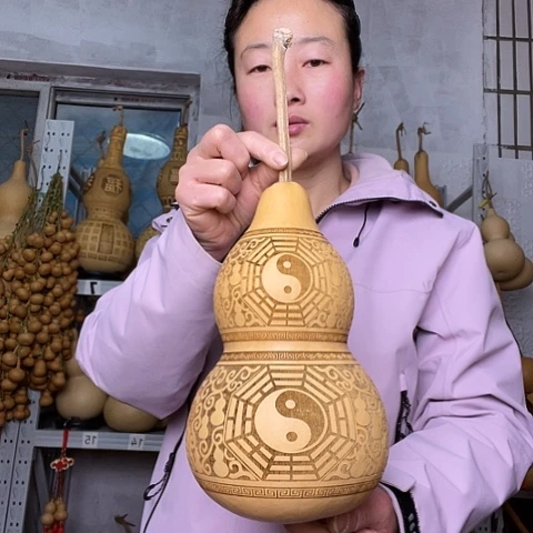 三**景天然植物葫芦文玩