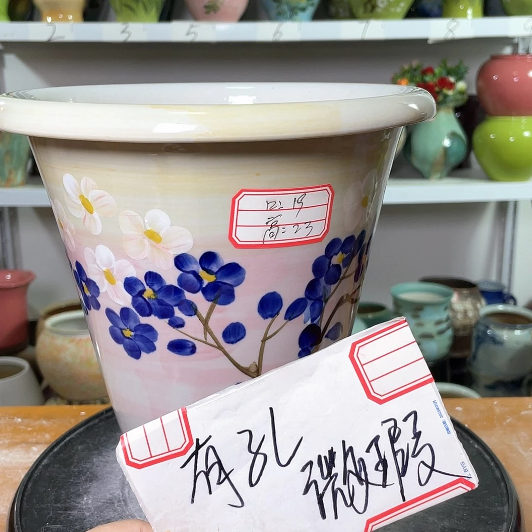 景德镇陶瓷高温陶瓷花盆