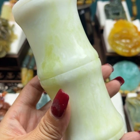 岫玉挂件未镶嵌阿*挂件