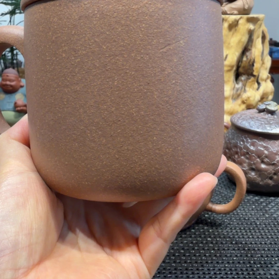茶壶紫砂降坡泥盖杯450cc特价