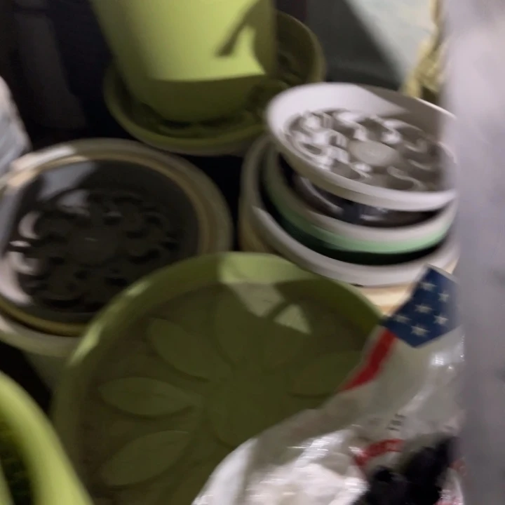 四季8号2个盆2个托盘口径39高38花盆