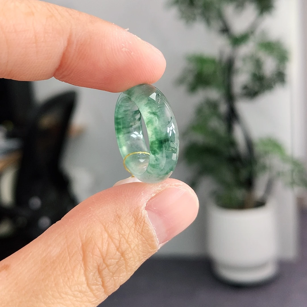 翡翠未镶嵌戒指5号