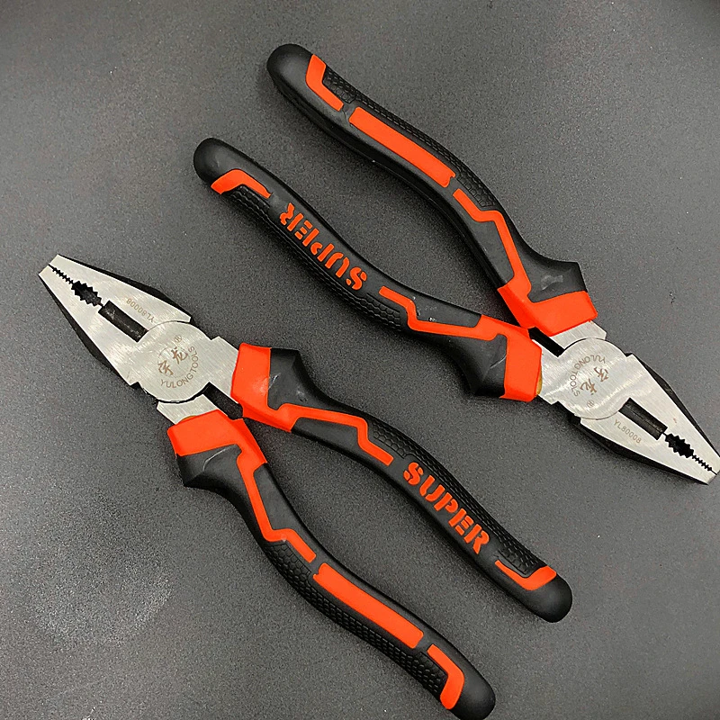 45#钢多功能钢丝钳省力老虎钳工业级口钳8寸手钳子