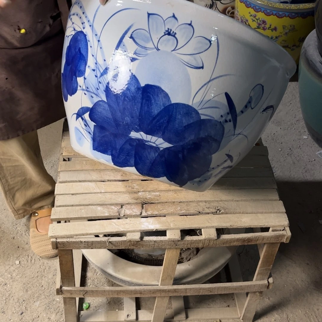 瓷片平口兰荷花52.888888888