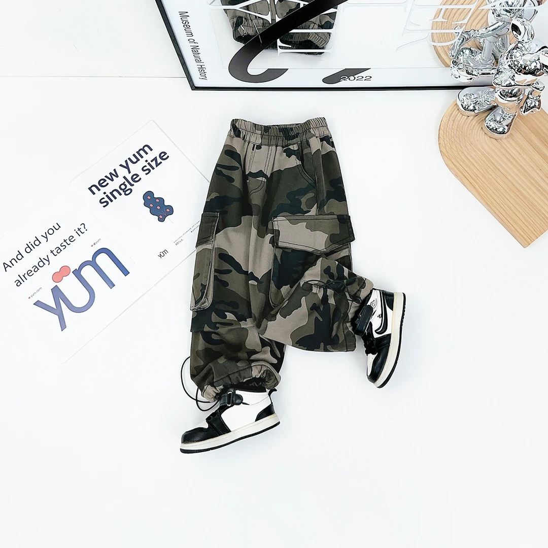 男童加绒裤子儿童休闲裤2025新款秋冬装 D-CXF3510 悠悠童话童装