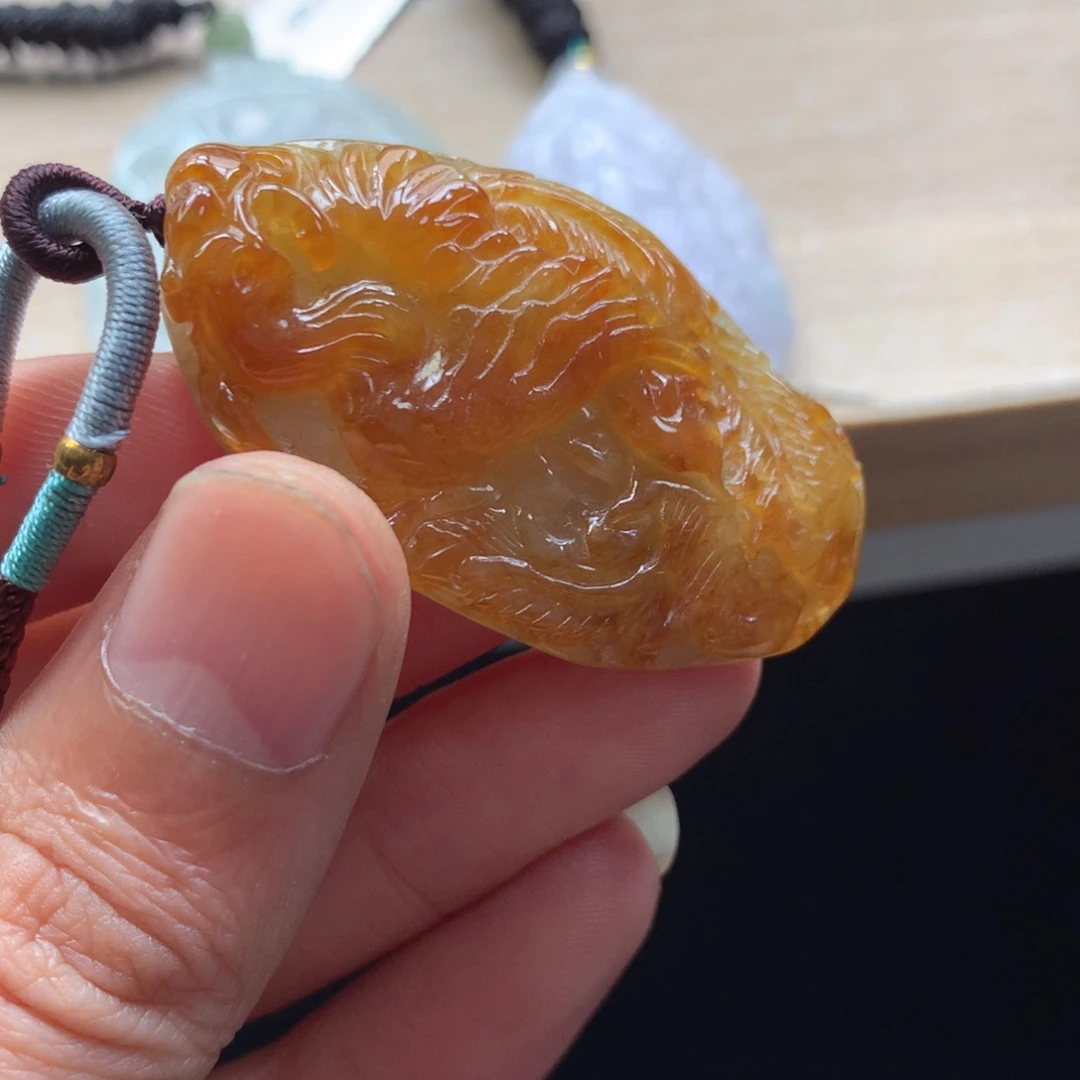 颈饰未镶嵌翡翠吊坠