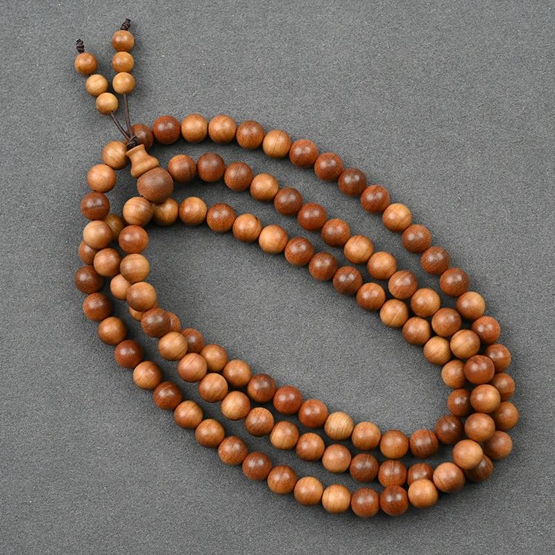 竺系列老山檀香虎皮纹8mm108念珠【多样性发货】Z0118-25