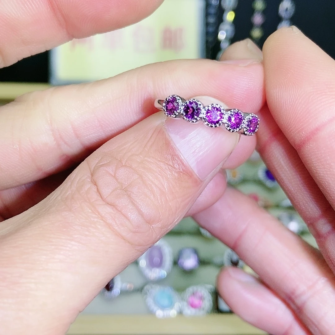 【闪购商品】未镶嵌戒指石榴石