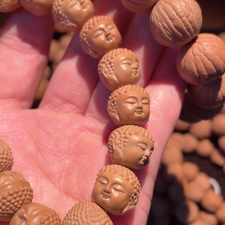 猴头核桃手串以**待宝宝佛