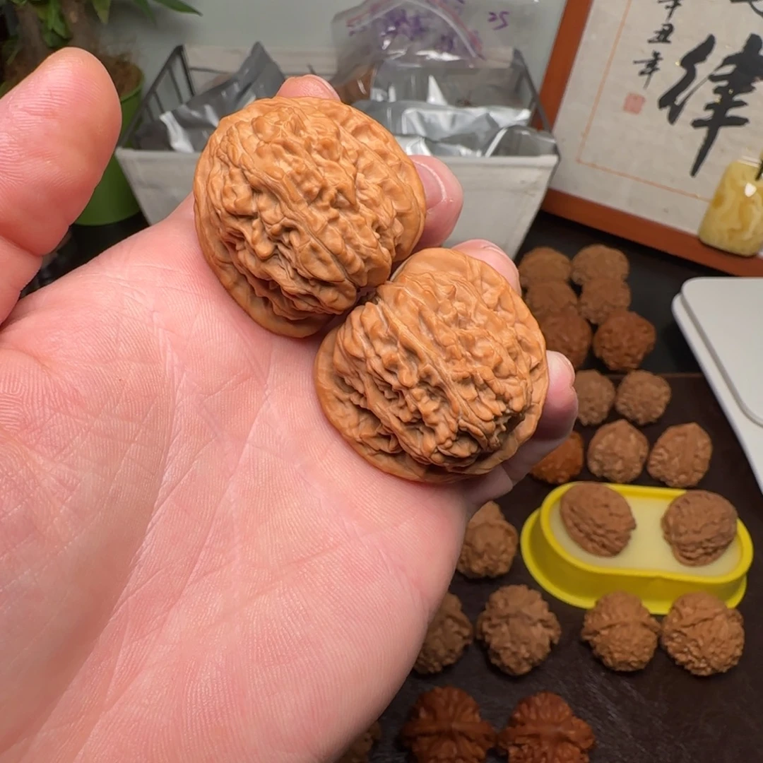 吊坠文玩核桃原莊无药四座楼