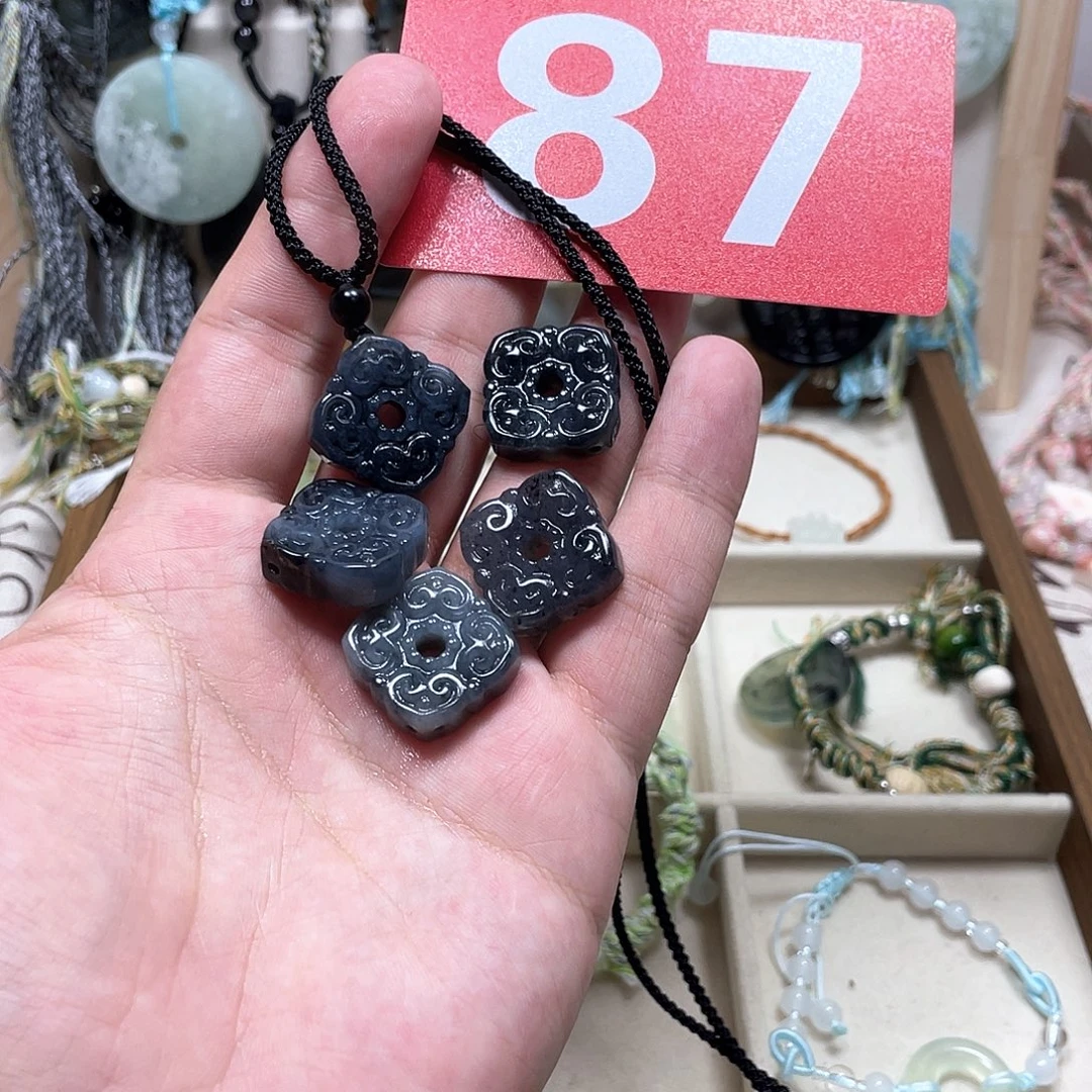 蛇纹石玉合金手链