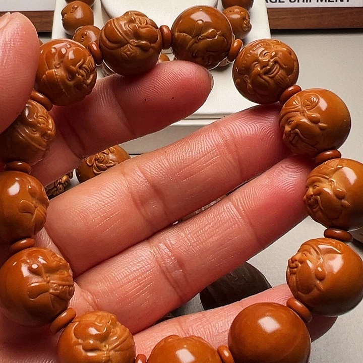 橄榄核手串/手链正圆财神头