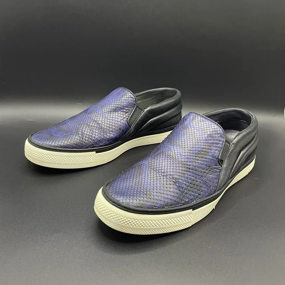 95新 LouisVuitton/路易威登 【聚星福利】蓝色一脚蹬40.5码 cat017