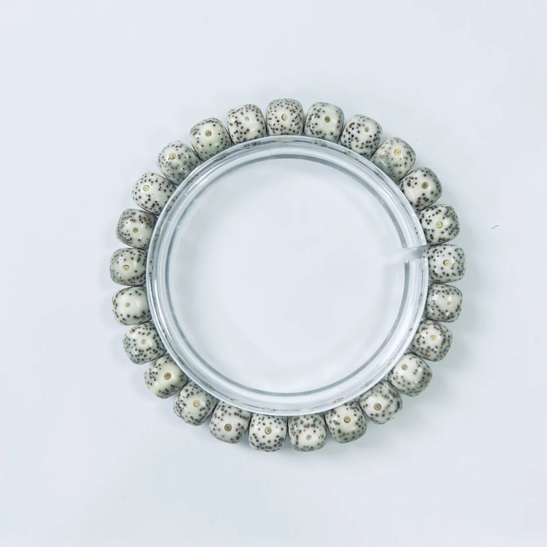 126/石玉料青花瓷星月菩提手串 9x8mm