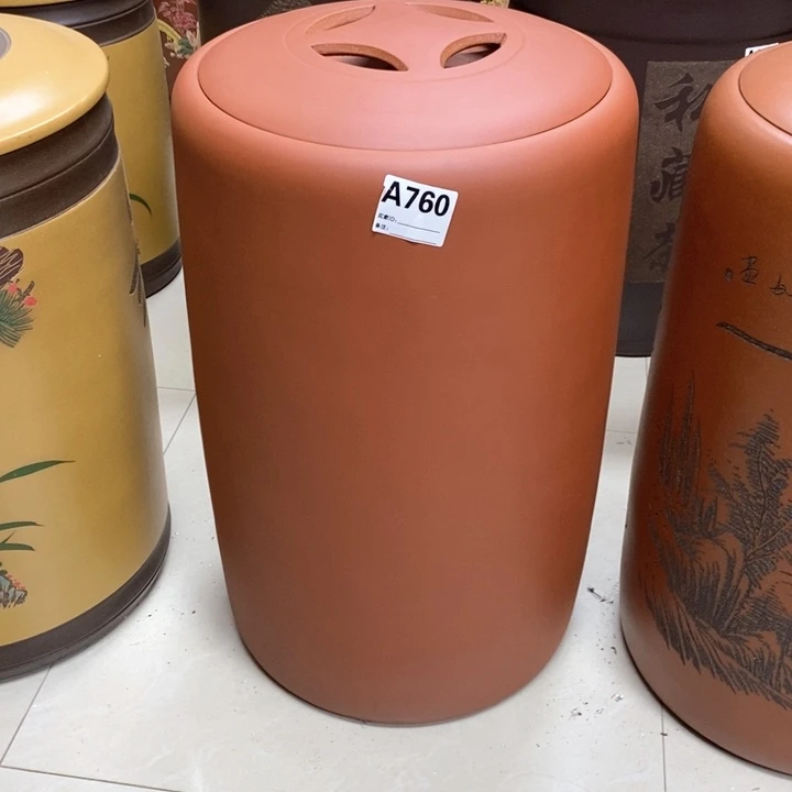紫砂茶叶罐竹*宜兴紫砂