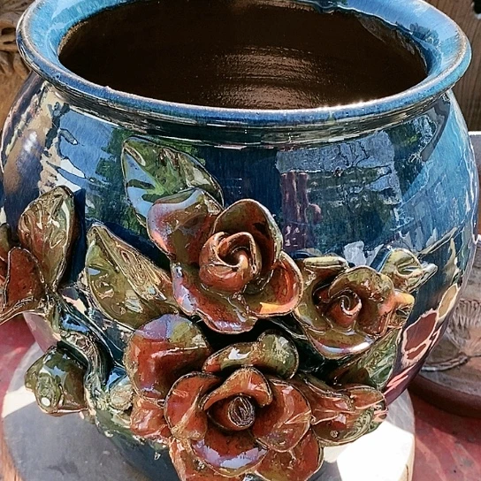 【闪购商品】紫砂花盆22.28花盆花盆