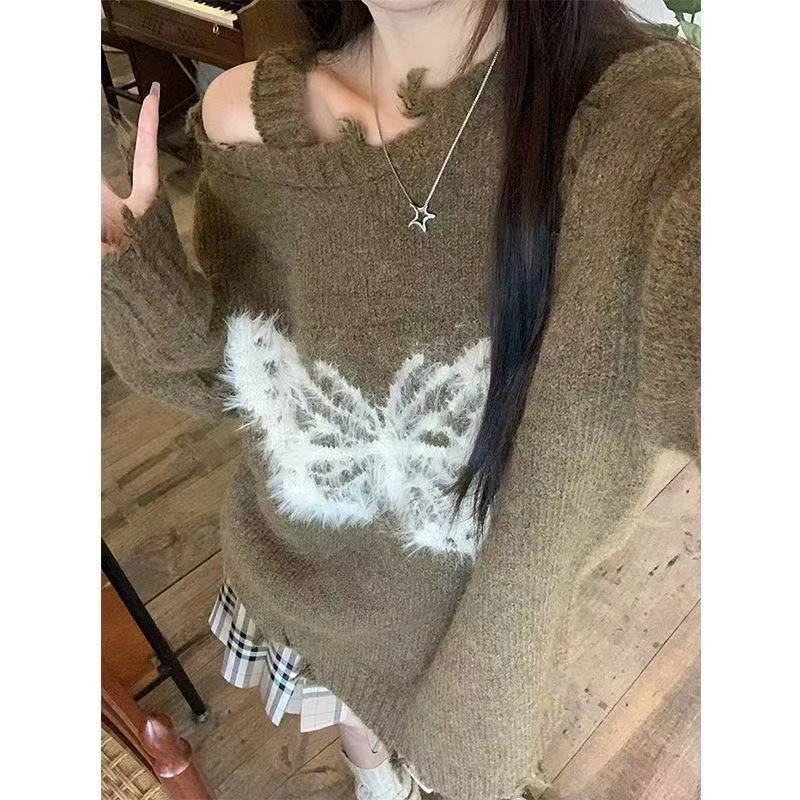 早秋辣妹百搭毛衣显瘦好看甜美毛衫秋季长袖