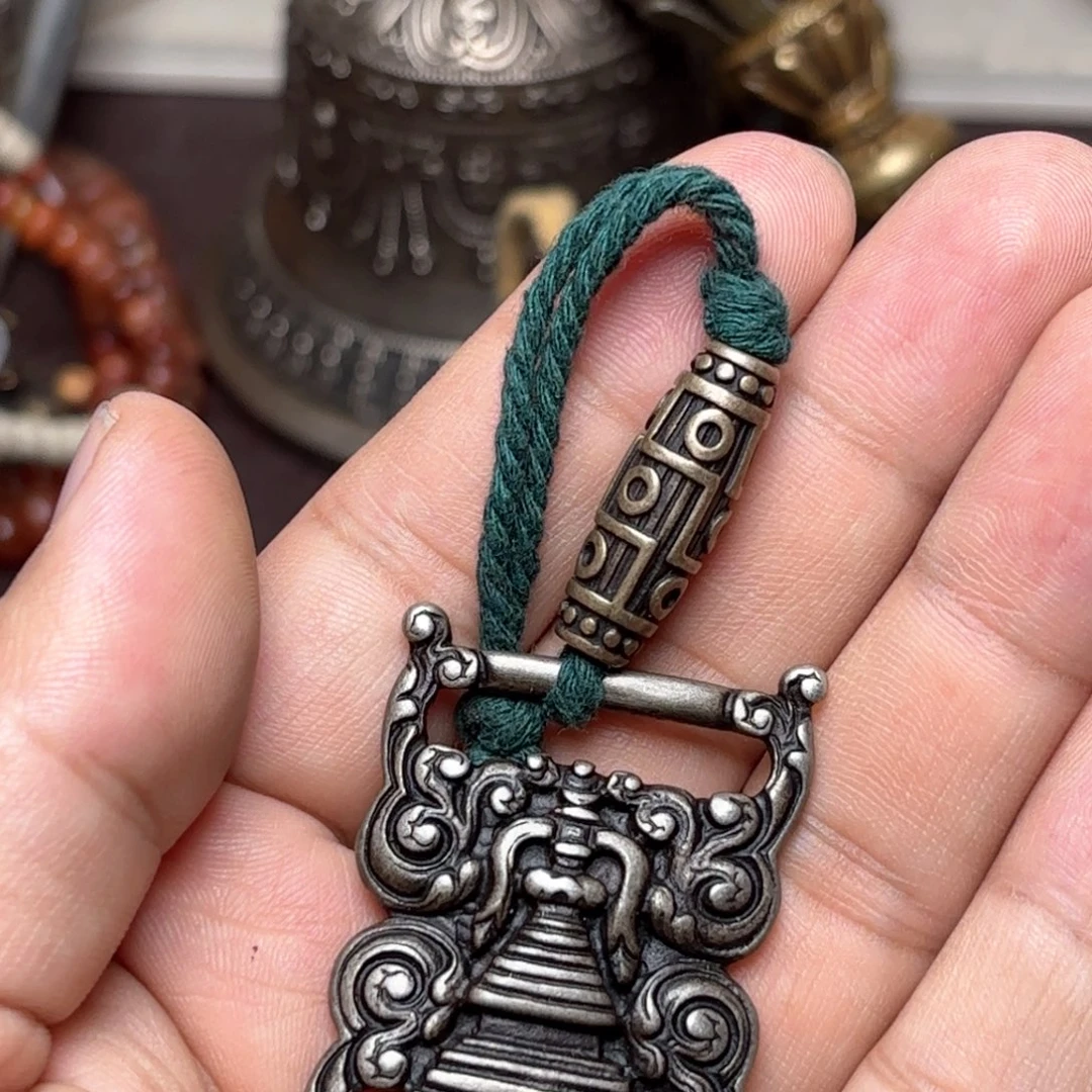 铜星月菩提挂件菩提