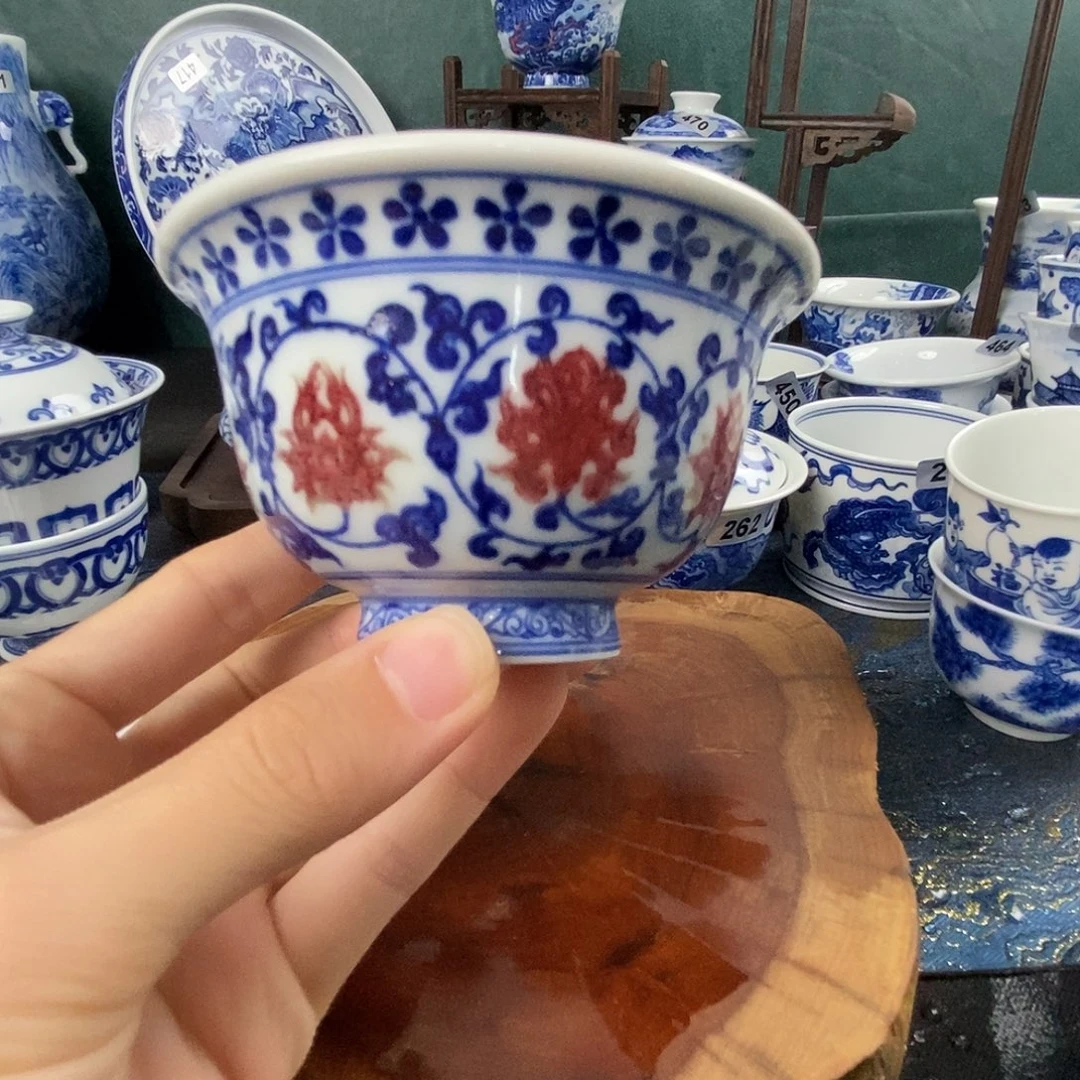 瓷片景德镇手绘青花茶器172