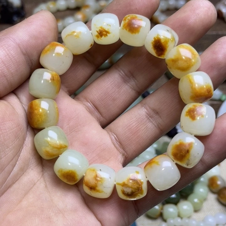 和田玉手链未镶嵌