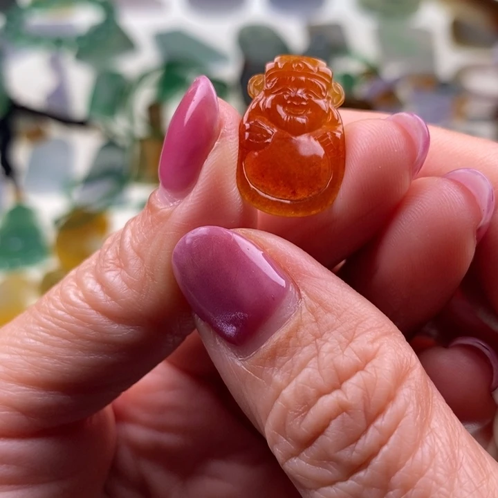 翡翠未镶嵌挂件天然翡翠