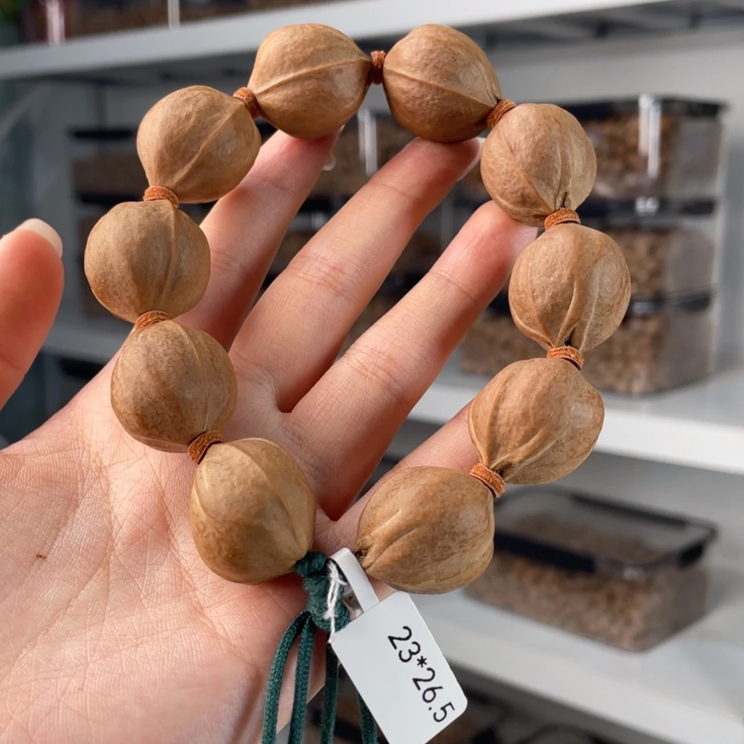 举***手手串/手链橄榄核23 26.5 梅林铁核