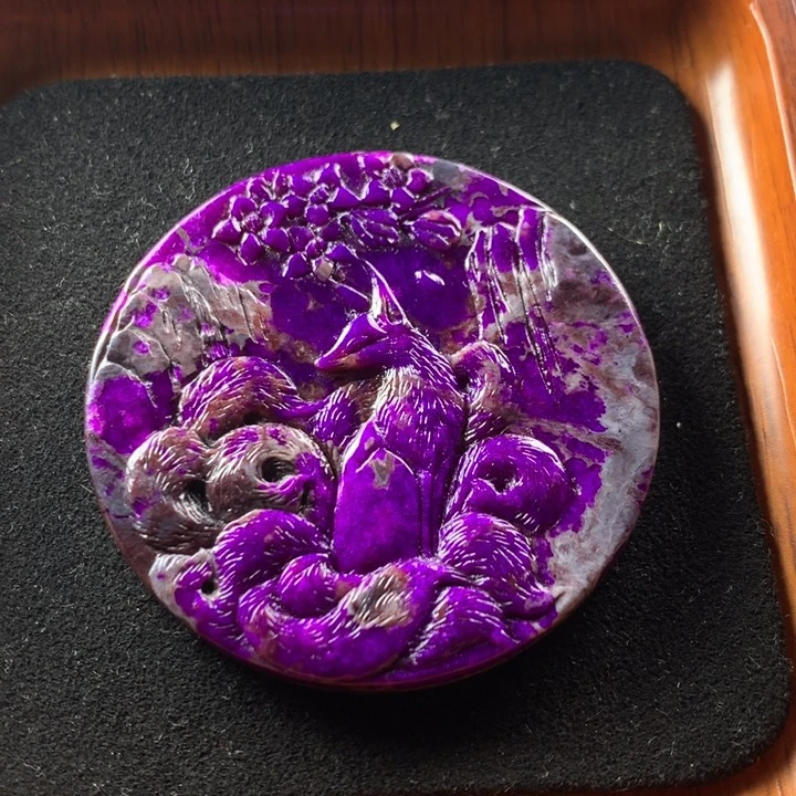 苏纪石（舒俱来）未镶嵌圆牌