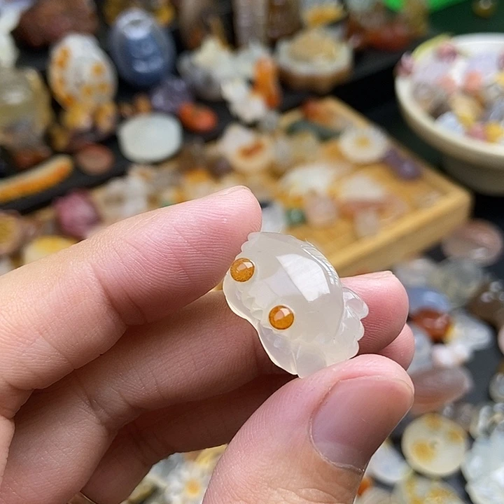 玛瑙/玉髓合金颈饰