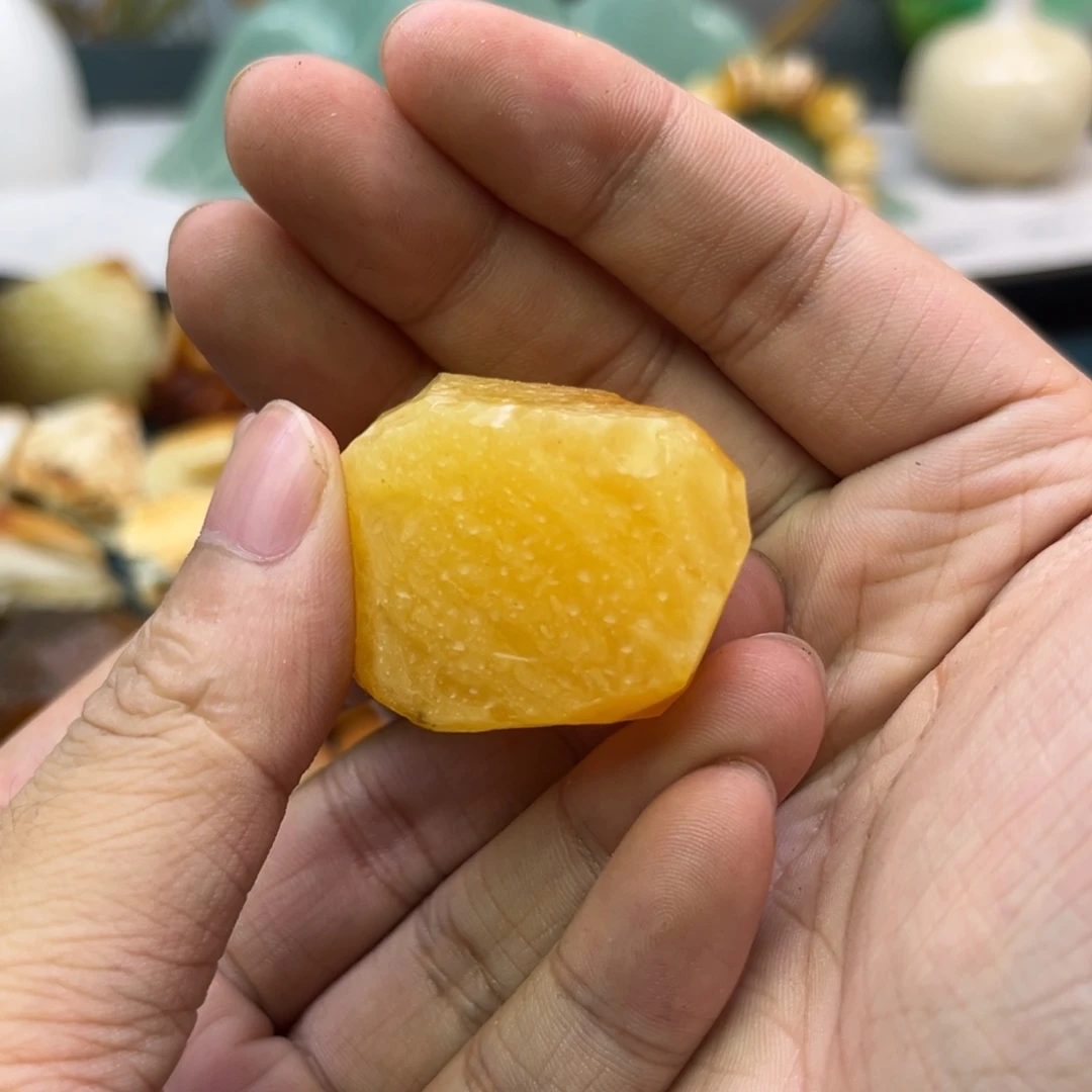 未镶嵌定制琥珀蜜蜡原石不退不换