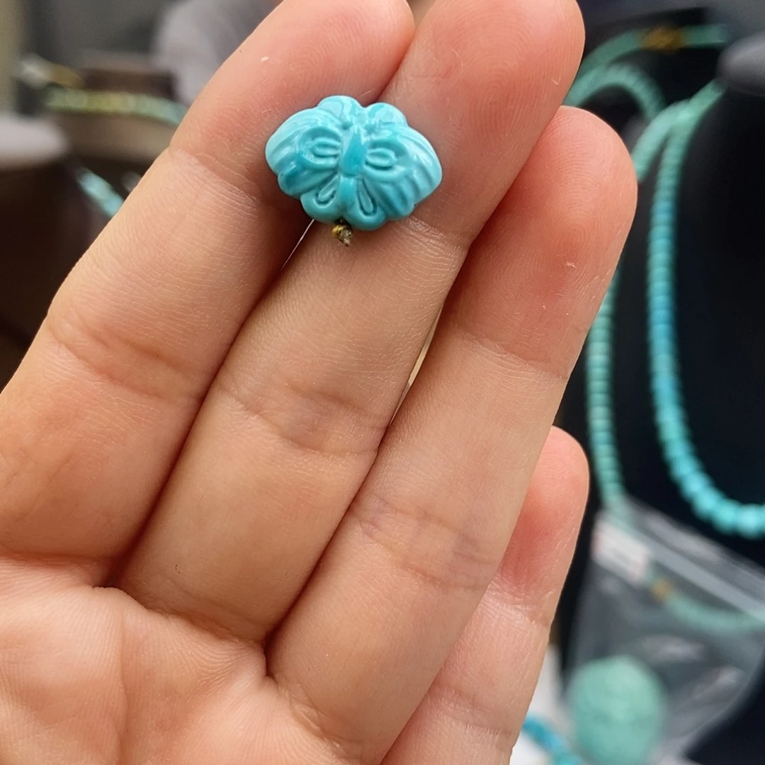 未镶嵌绿松石珠宝奇石