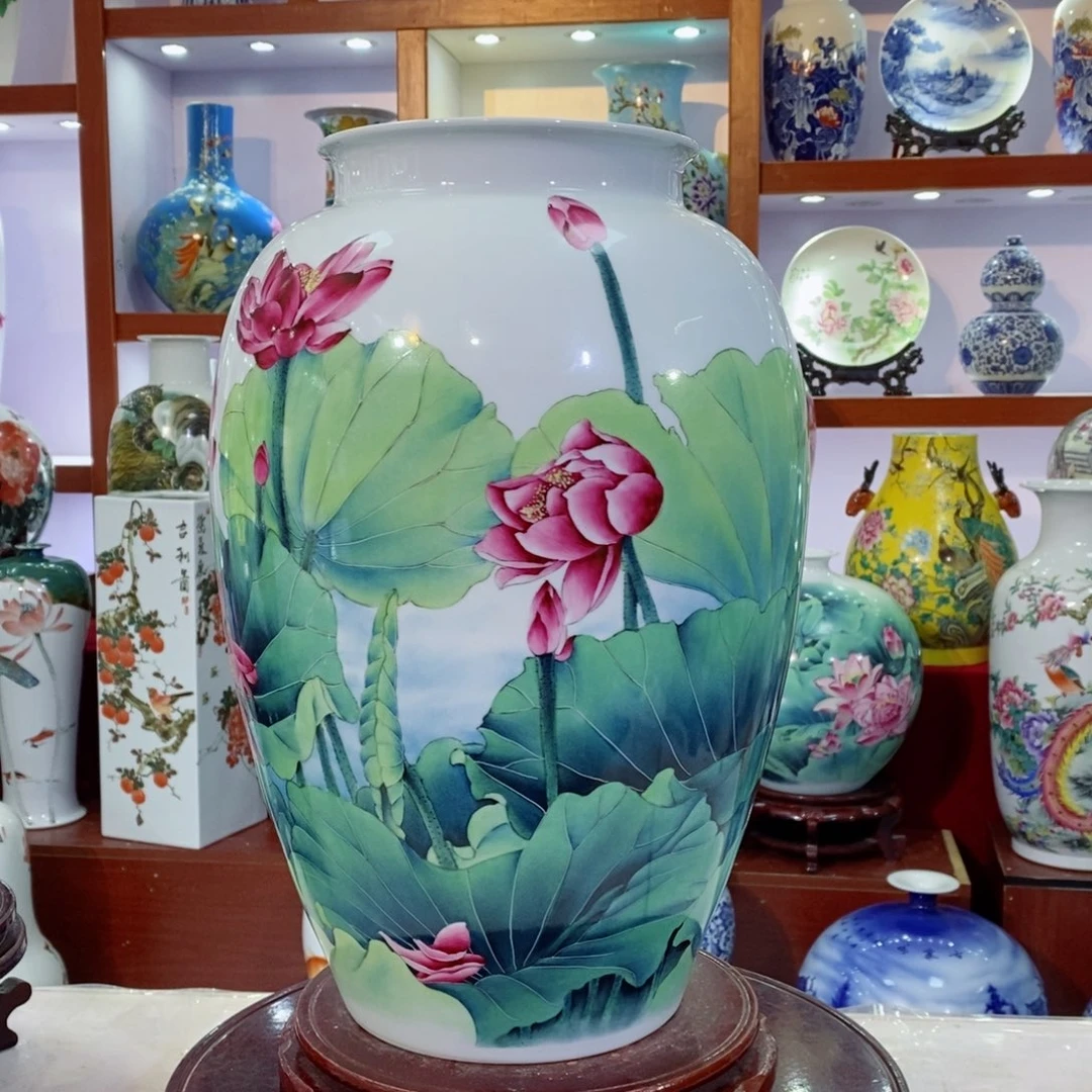 瓶景德镇陶瓷手绘