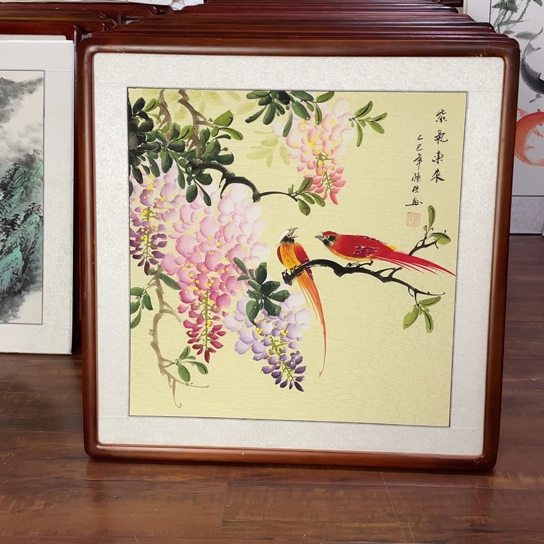 国画带框尺寸63*63厘米