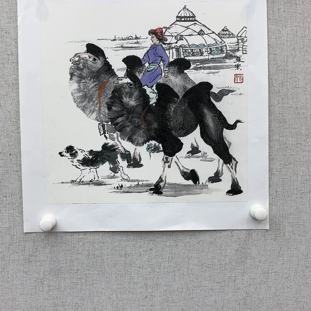 国画亲笔手绘原创