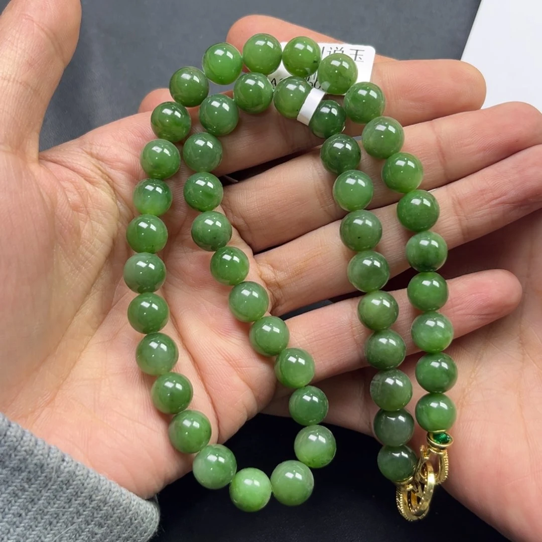 和田玉颈饰未镶嵌多样性俄罗斯碧玉项链卡10