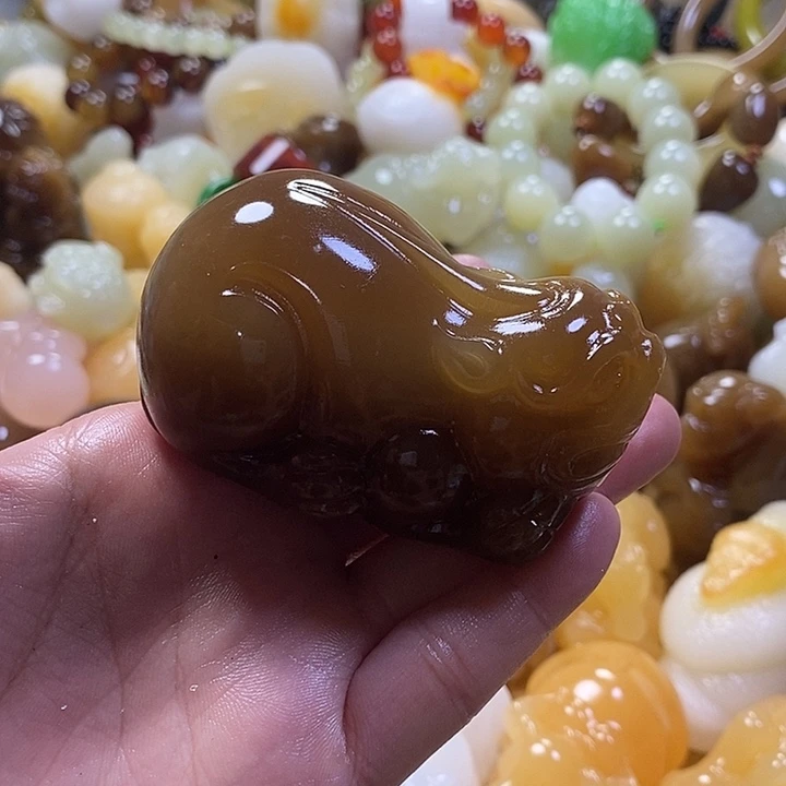 完全开放手把件挂件吊坠皮