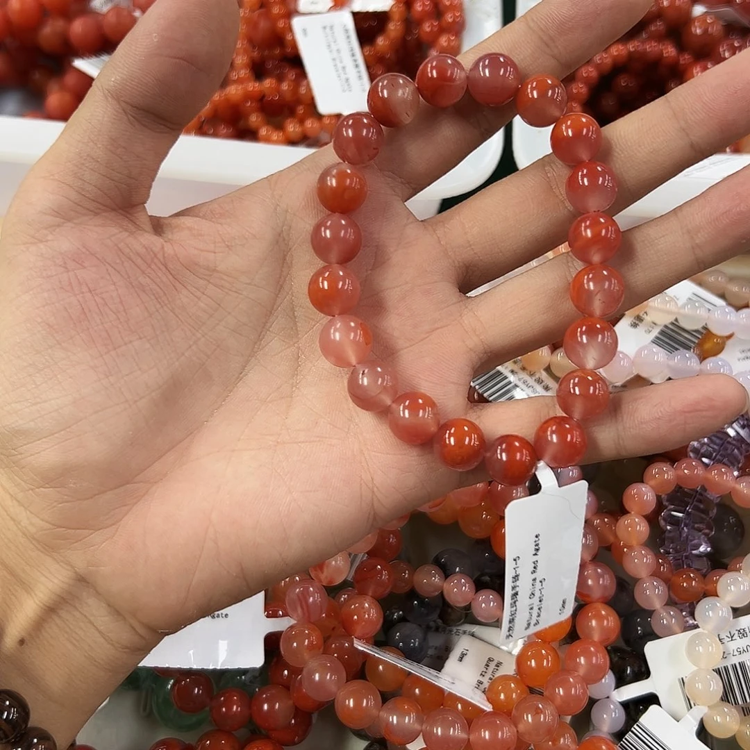 未镶嵌手链水晶冰飘南红