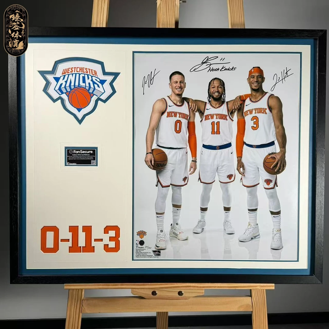 【臻签体育】布伦森哈特迪文琴佐亲签定妆照20寸海报收藏（FA）