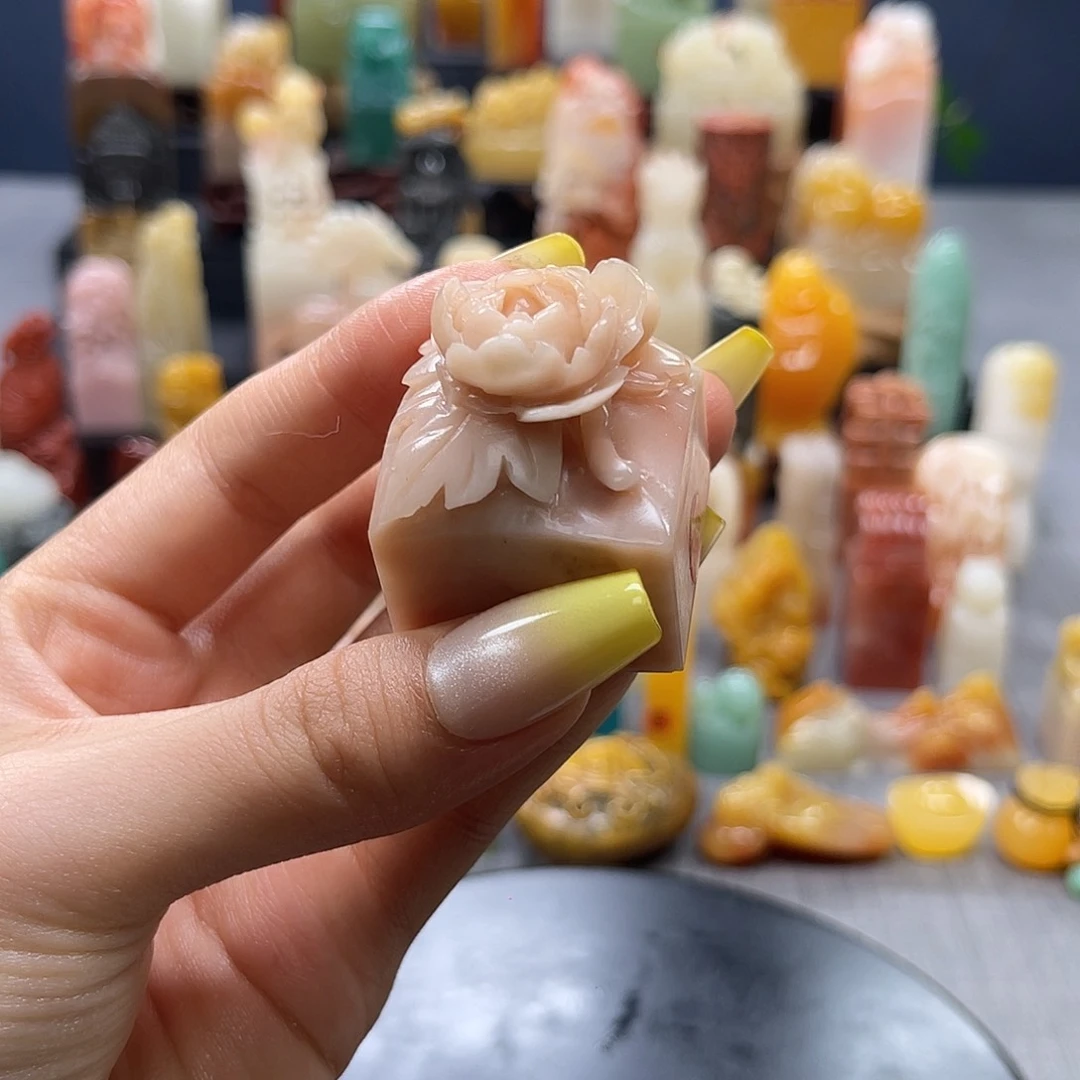 寿山石印石包邮包刻5358