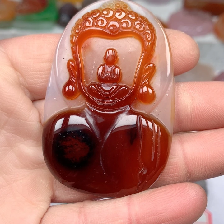 玛瑙/玉髓颈饰未镶嵌旭**鹤