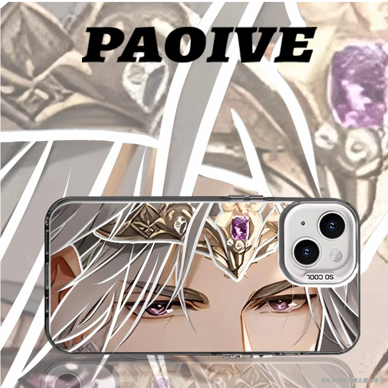 查理苏创意适用苹果华为vivoiPhone小米三星防摔彩银手机壳