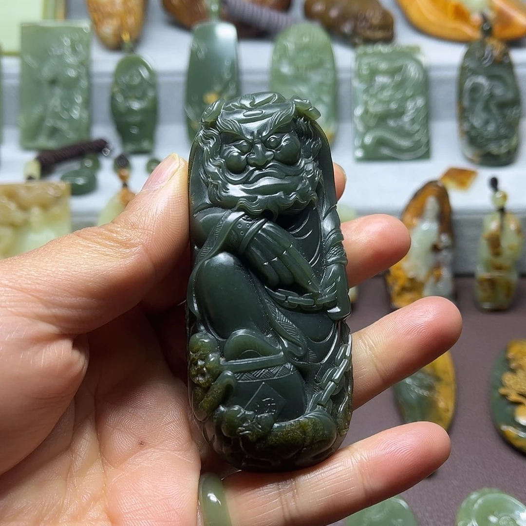 岫岩河磨玉（透闪石质玉）未镶嵌颈饰